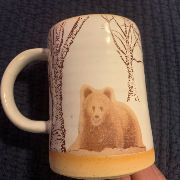 Crazy Cat Lady Pottery CCLC Mug Handmade Hand Decorated Mama Bear Baby Bear - Picture 1 of 7